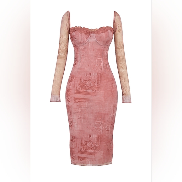 Pink Print 'Seraphina' House of CB- XS - Picture 7 of 15